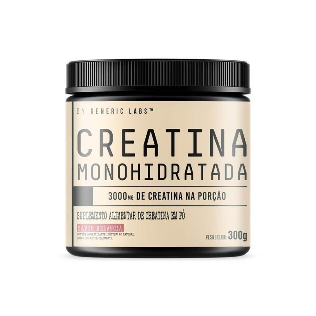 Creatina Generic Labs - Melancia - 300g - Foto 1