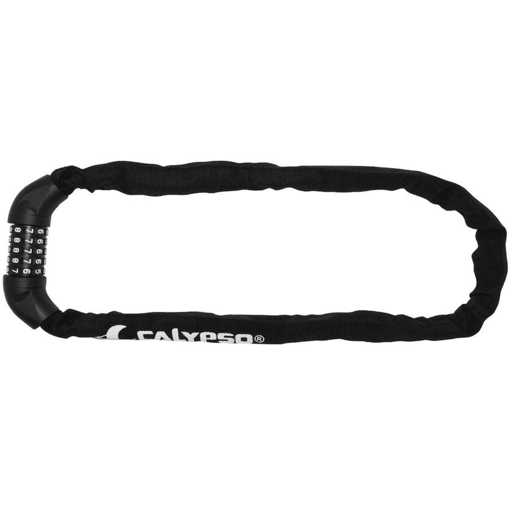 Cadeado Corrente Bicicleta com Segredo em Aço Calypso - 1mx6mm - Foto 1