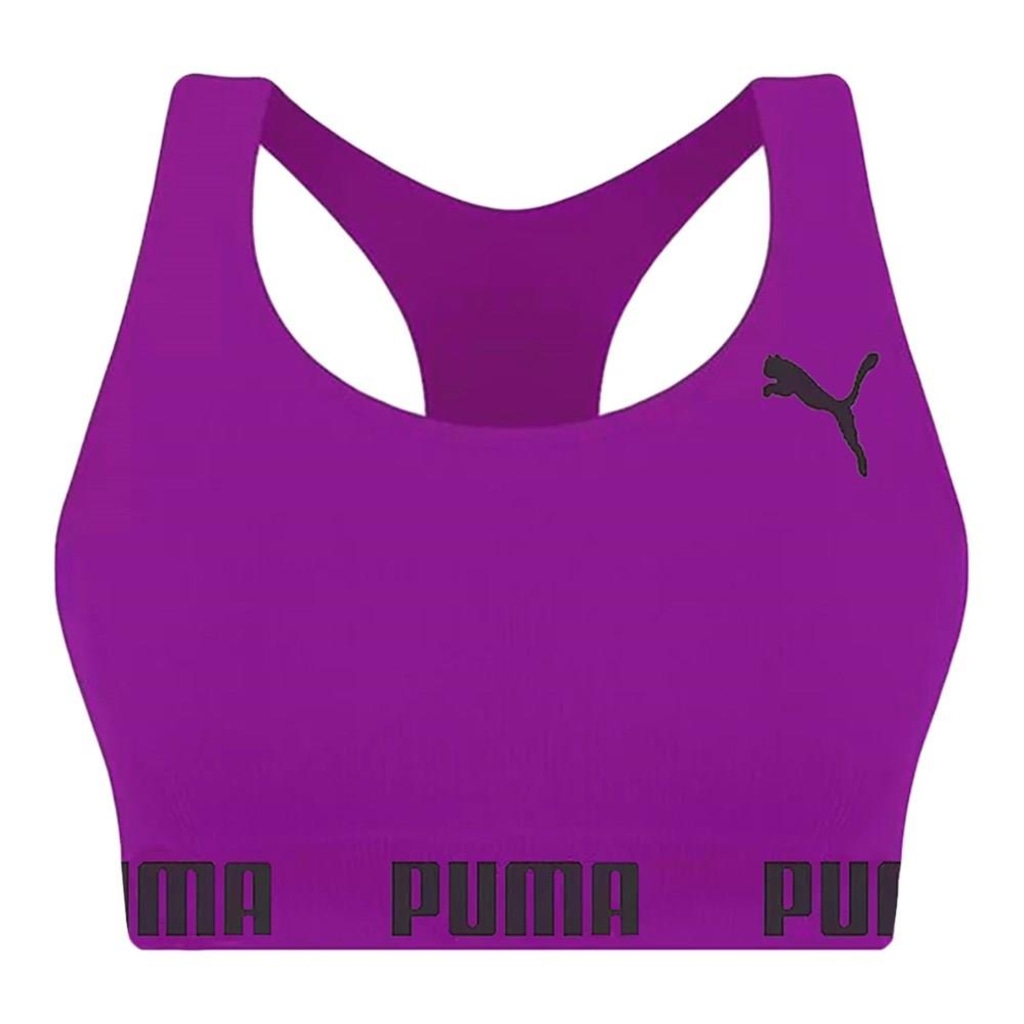 Imagem 3 do produto Kit Top Puma Nadador Sem Costura - Feminino - 3 Unidades