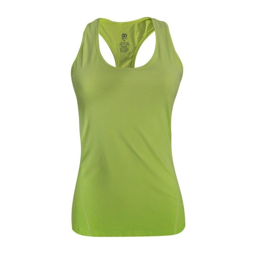 Camiseta Regata Alto Giro Skin Fit - Feminina