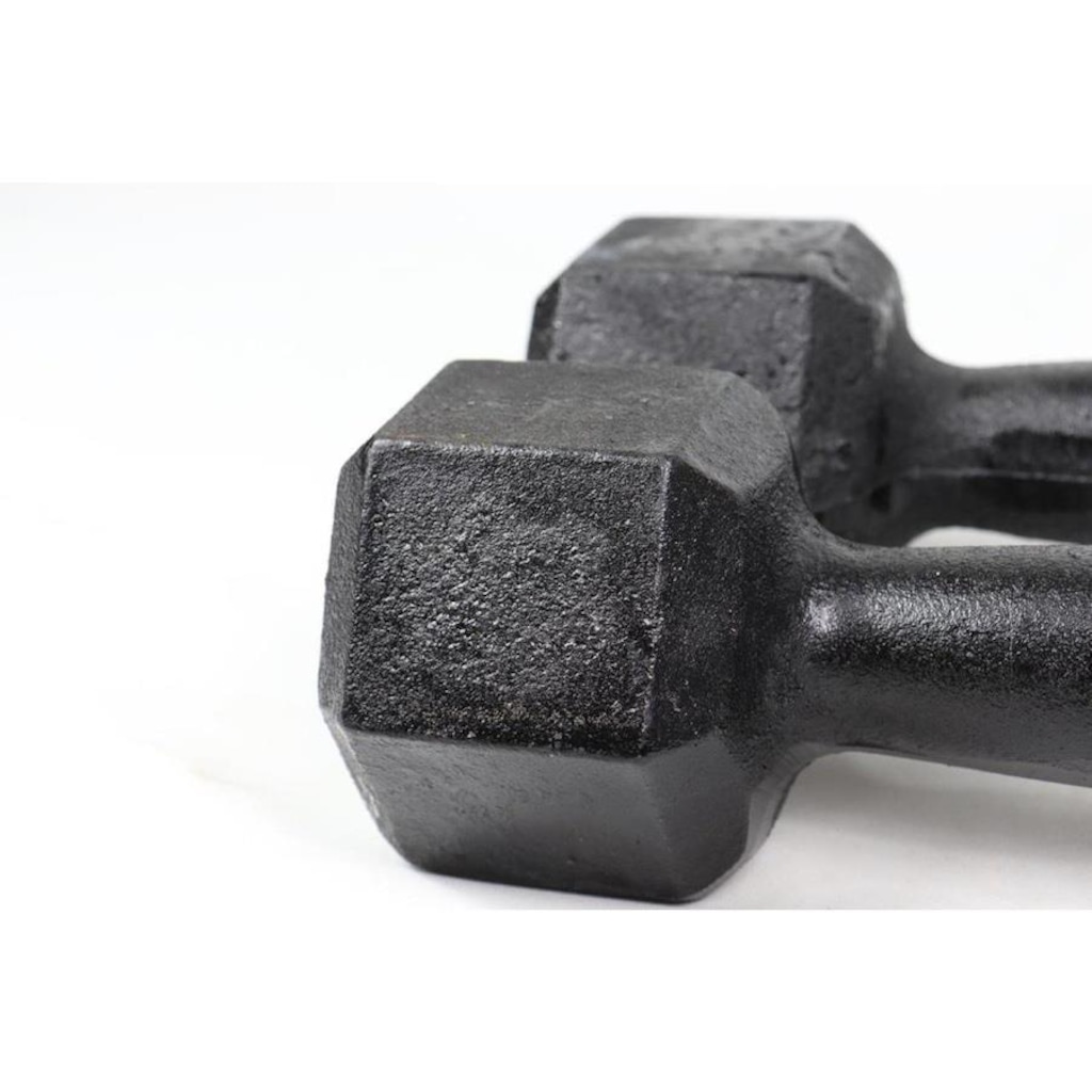 Imagem 4 do produto Halter Sextavado Pintado Iniciativa Fitness 8Kg - Par