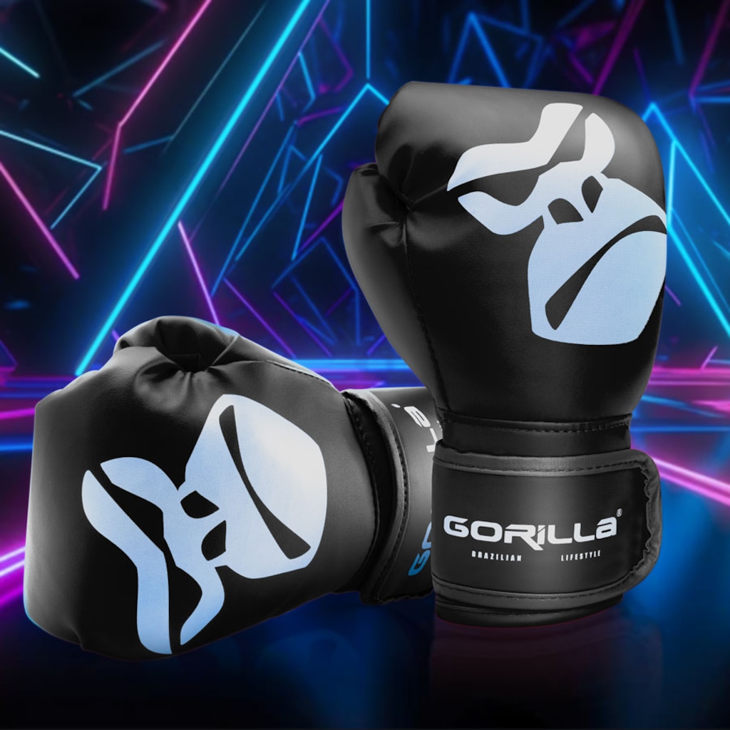 Imagem 2 do produto Kit Gorilla Saco De Pancada + Luva Boxe Kit Muay-Thai - Infantil