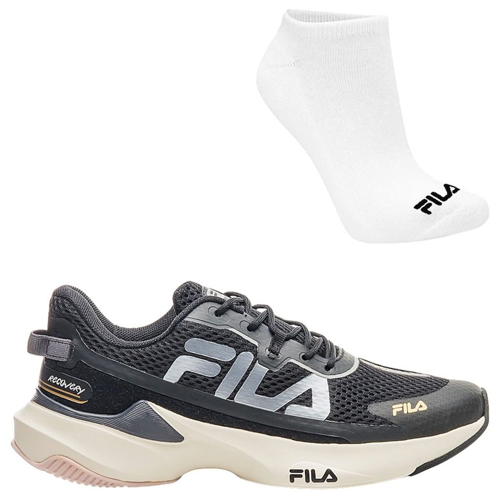Tênis Fila Recovery + 1 Par de Meias Olympikus - Feminino