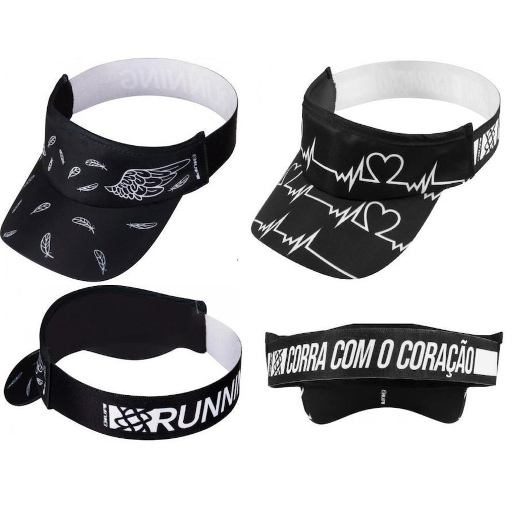 Kit de Viseira para Corrida e Triathlon Hupi Asas