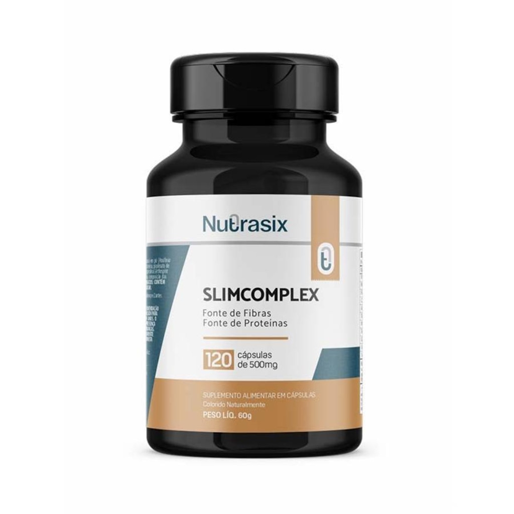 Emagrecedor Natural Slim Complex Nutrasix - 120 Cápsulas - Foto 1