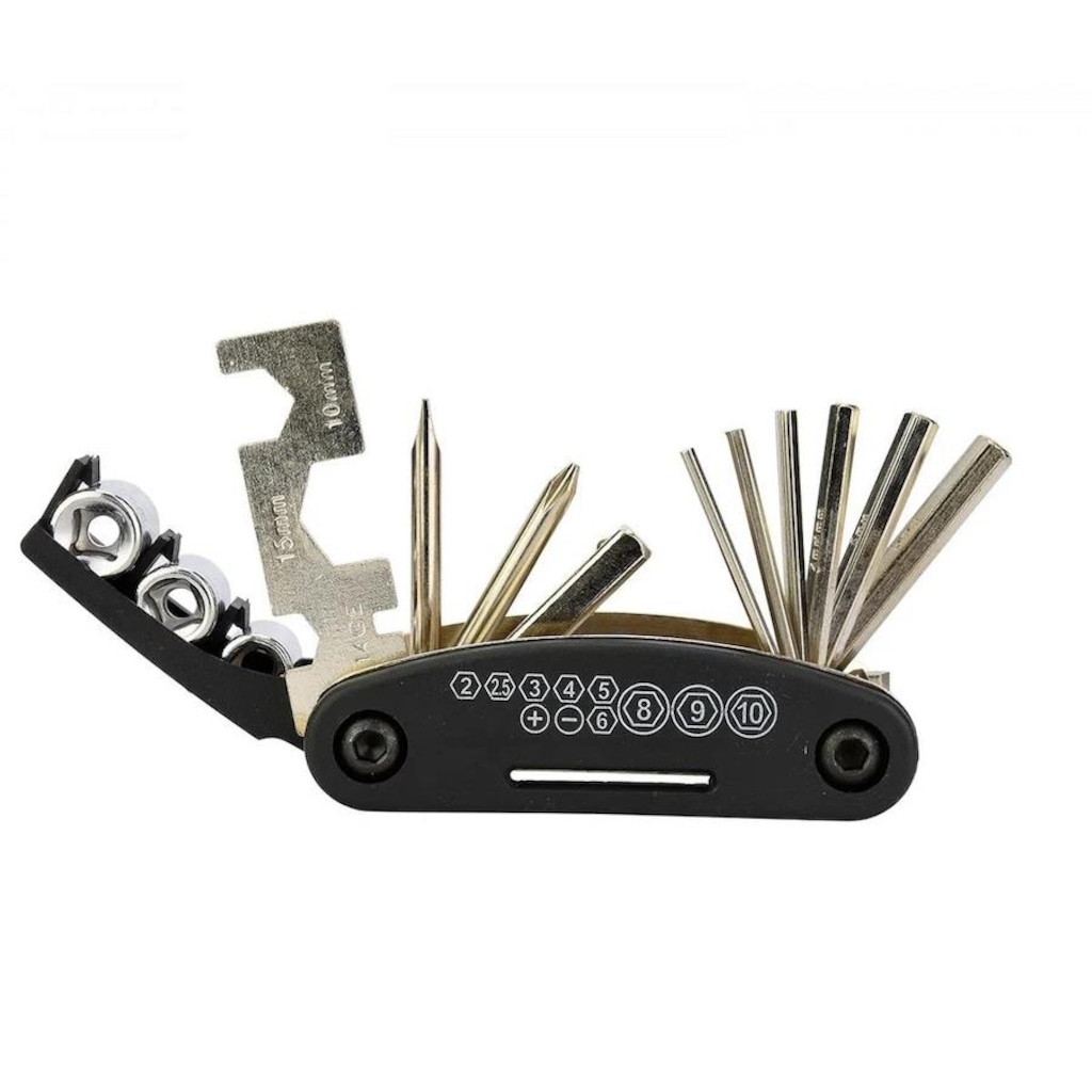 Imagem 2 do produto Kit de Ferramentas para Bike Acte Sports A76 - 14 Funções