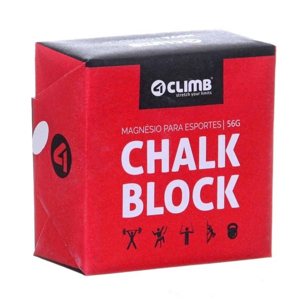 Imagem 2 do produto Carbonato de Magnésio Chalk Block 56G 4Climb - 16 Unidades