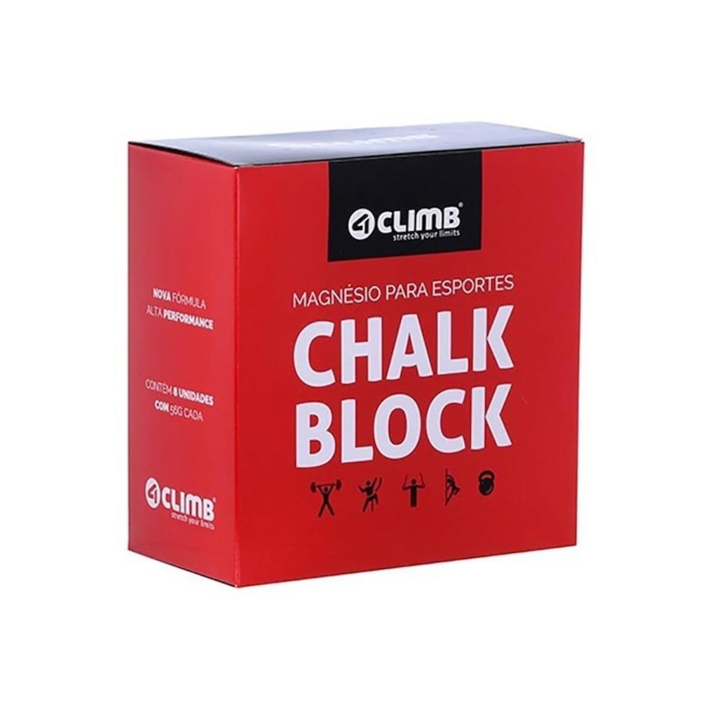 Imagem 2 do produto Carbonato de Magnésio em Barra 4climb Chalk Block - 56g