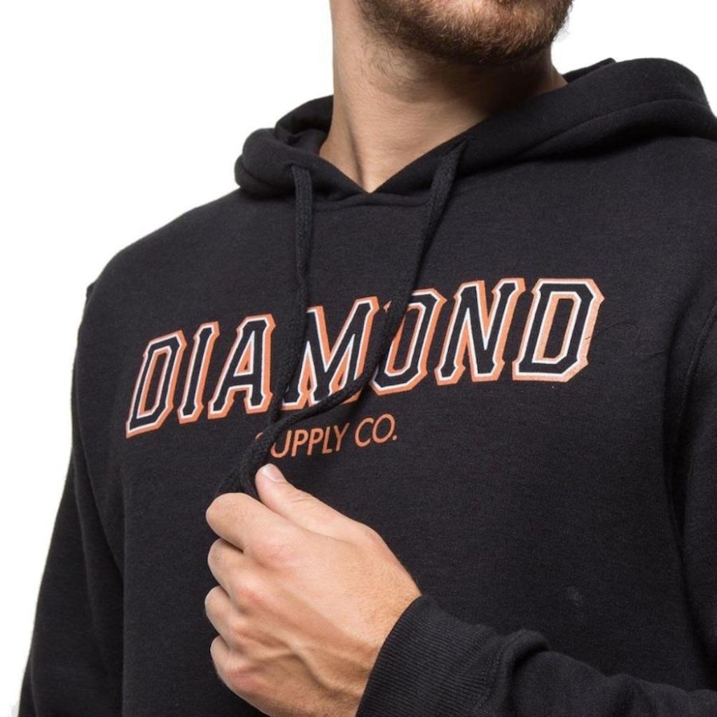 Imagem 3 do produto Blusão de Moletom com Capuz Diamond Hometeam SF Hoodie - Masculino