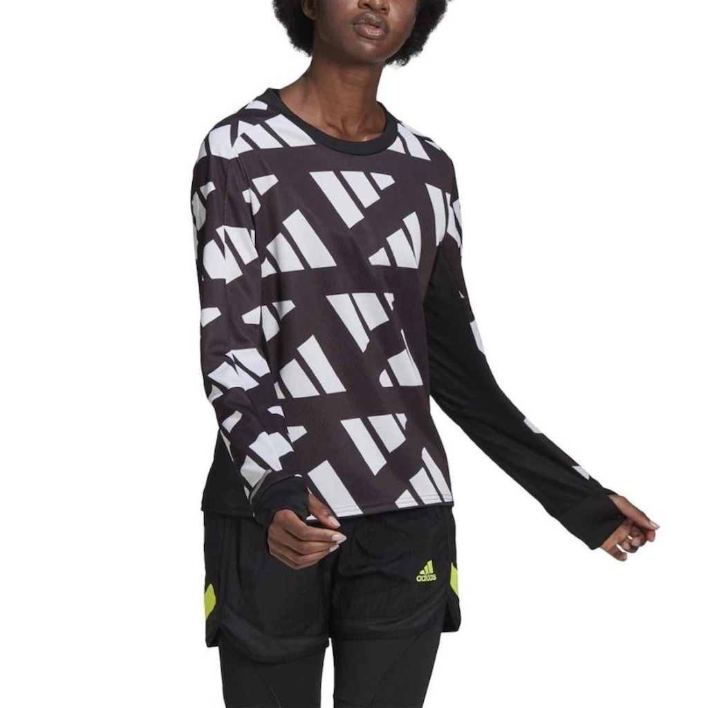 Camiseta Manga Longa adidas OTR Sweat Celeb - Feminina - Foto 1