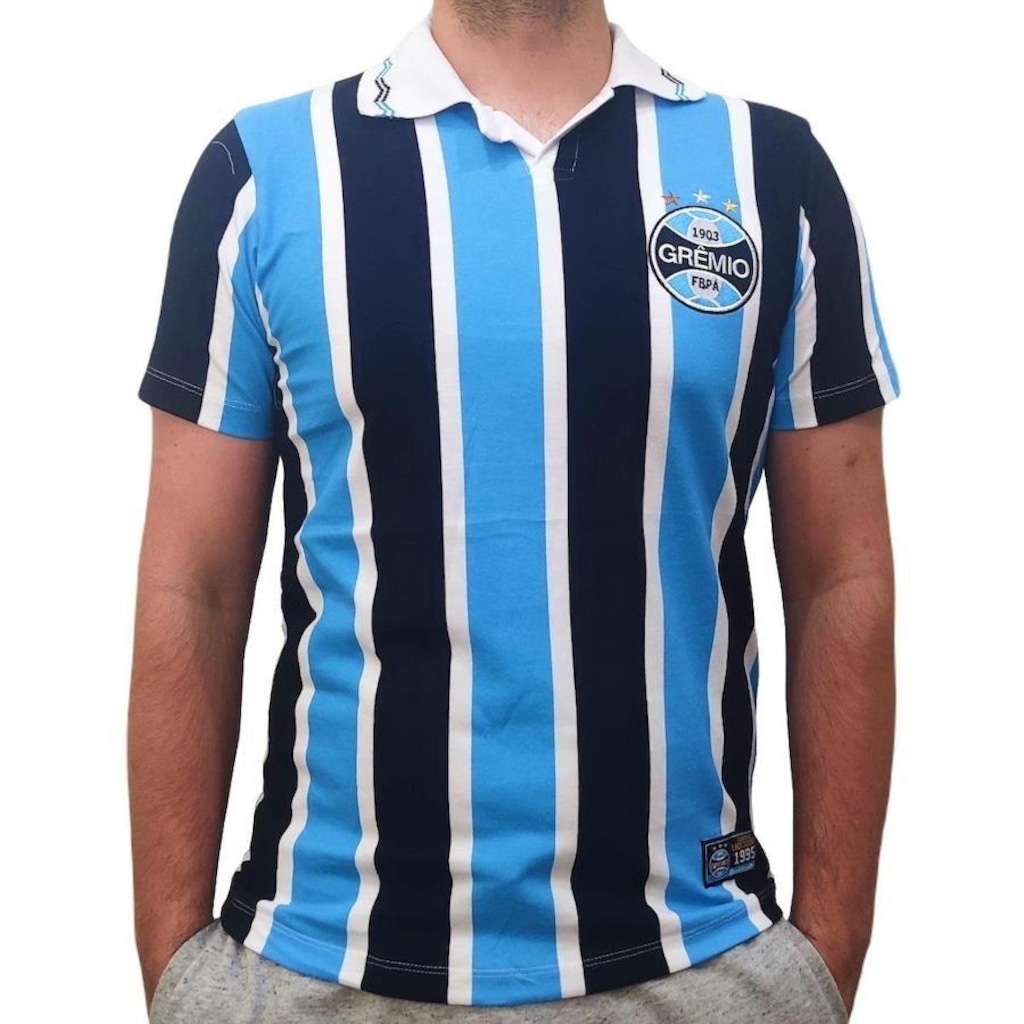 Imagem 2 do produto Camisa do Grêmio Retrô 1995 Oficial RetrôMania - Masculino