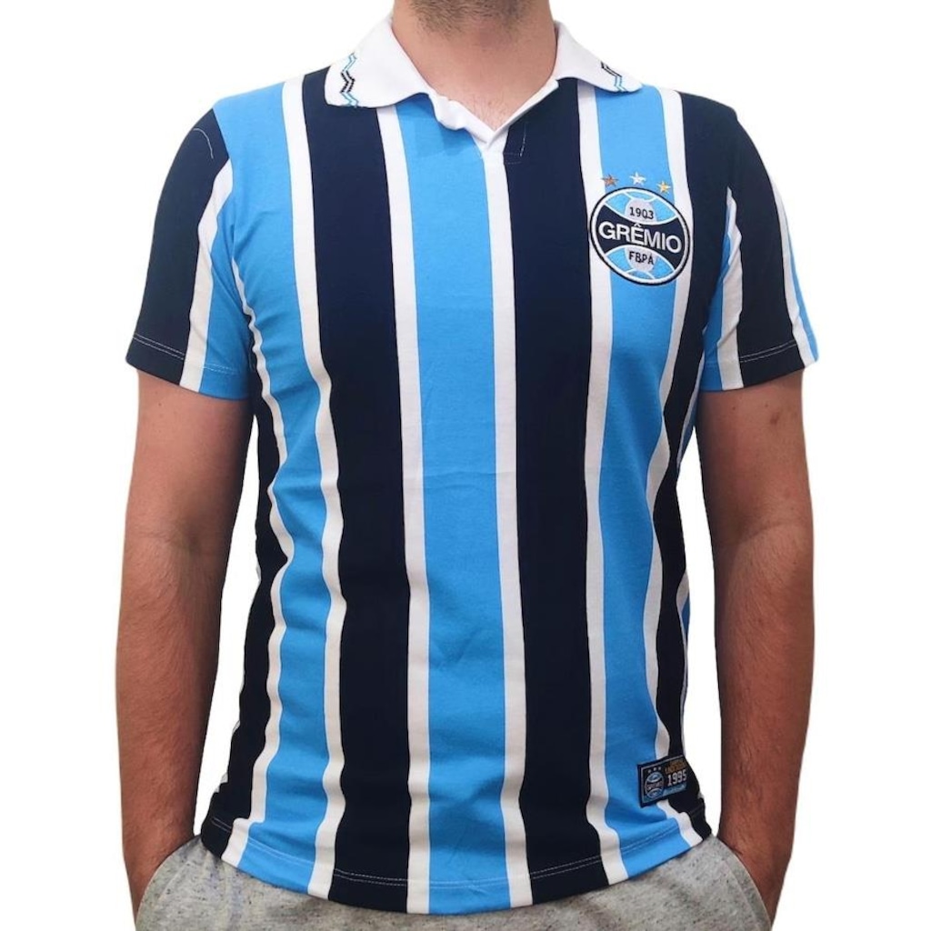 Camisa do Grêmio Retrô 1995 Oficial RetrôMania - Masculino