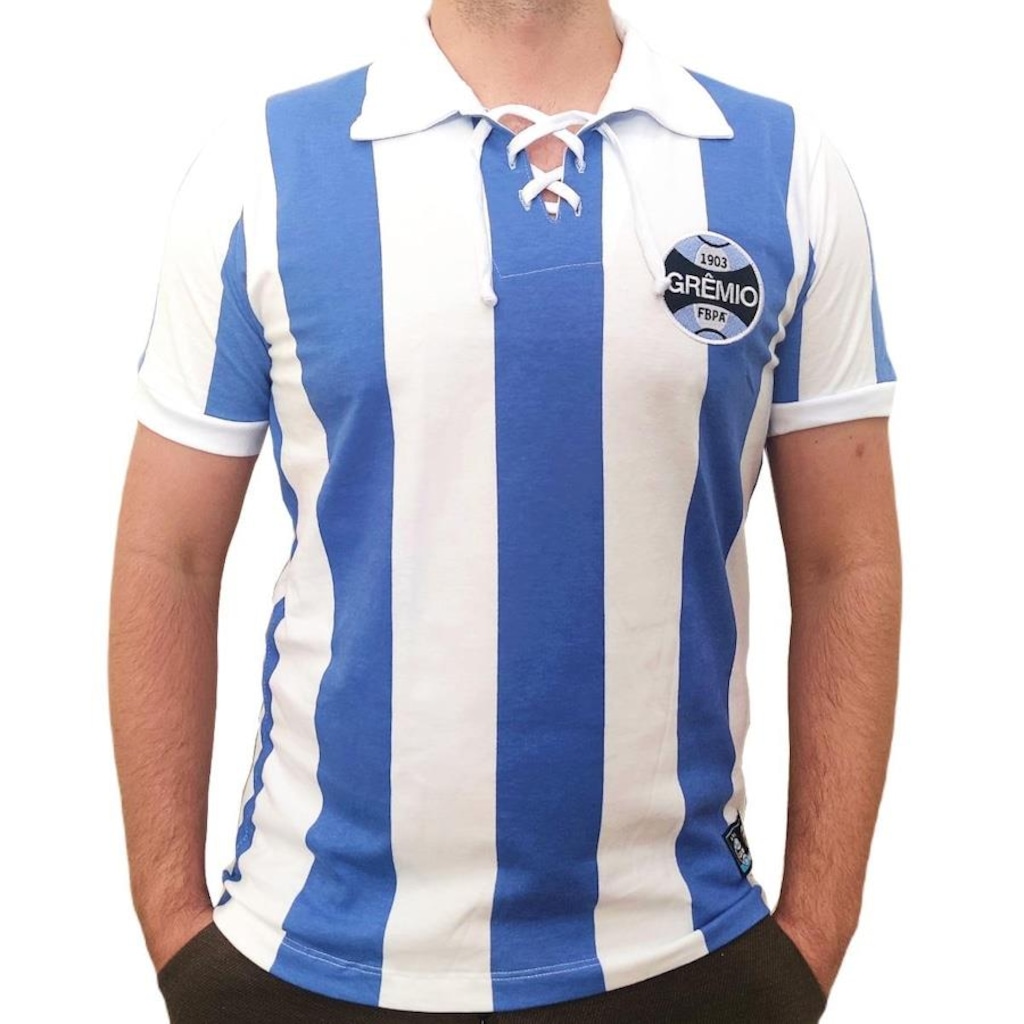 Camisa do Grêmio Retrô 1917 Oficial RetrôMania - Masculino