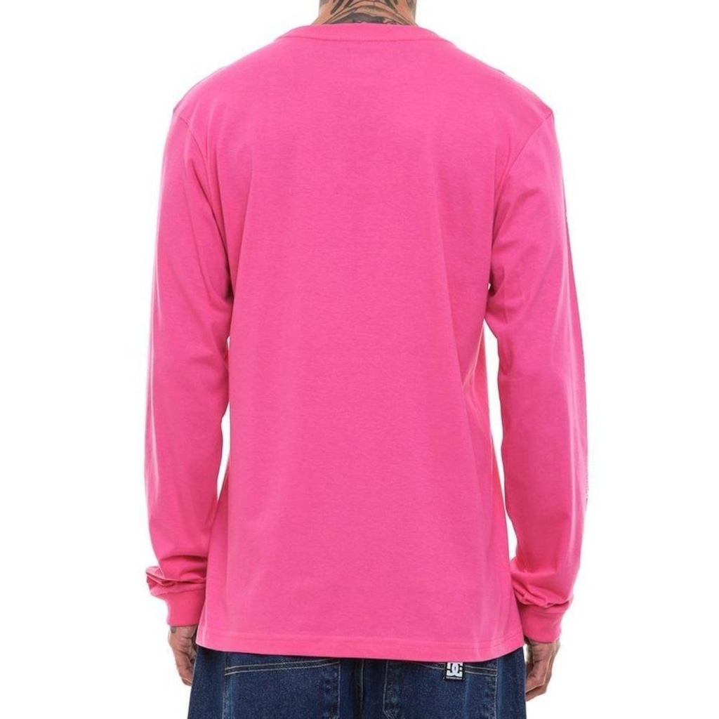 Imagem 2 do produto Camiseta DC Shoes Manga Longa Minimal Stripe - Masculina