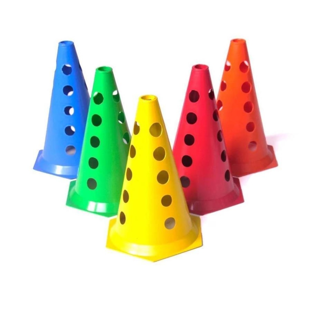 Imagem 2 do produto Kit Iniciativa Fitness 3 Pares de Cones com Barreiras - 6 Cones + 3 Barreiras