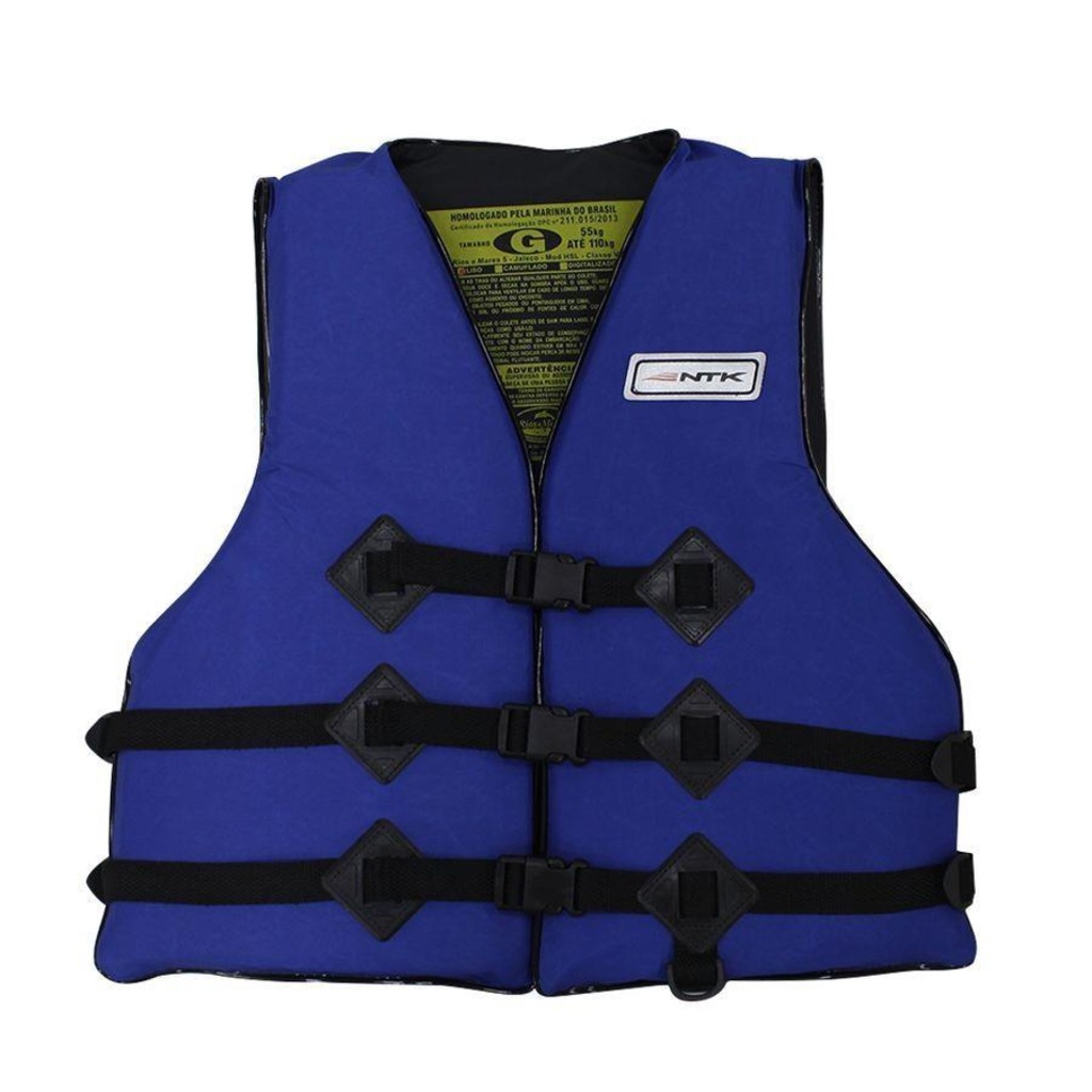 Colete Salva-Vidas Atlântico NTK Homologado pela Marinha