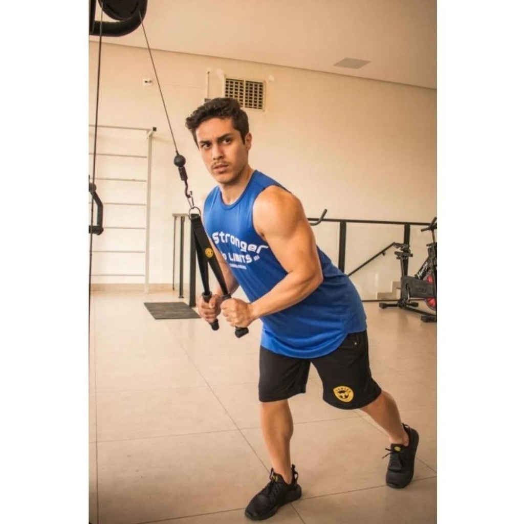 Imagem 2 do produto Puxador de Tríceps Be Stronger com Manopla