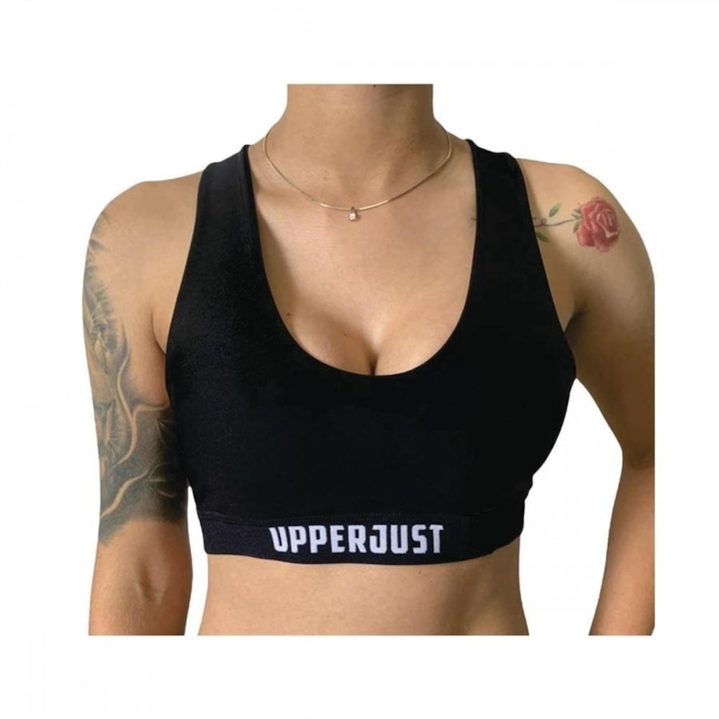 Top Fitness com Bojo Upperjust Elastic Cross Training - Feminino