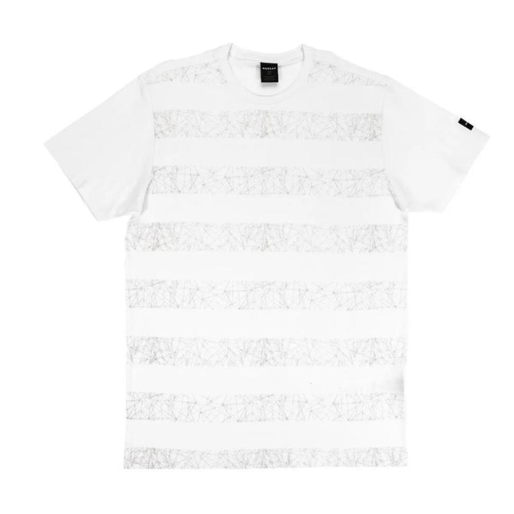 Camiseta Oakley Geometric Striped - Masculino