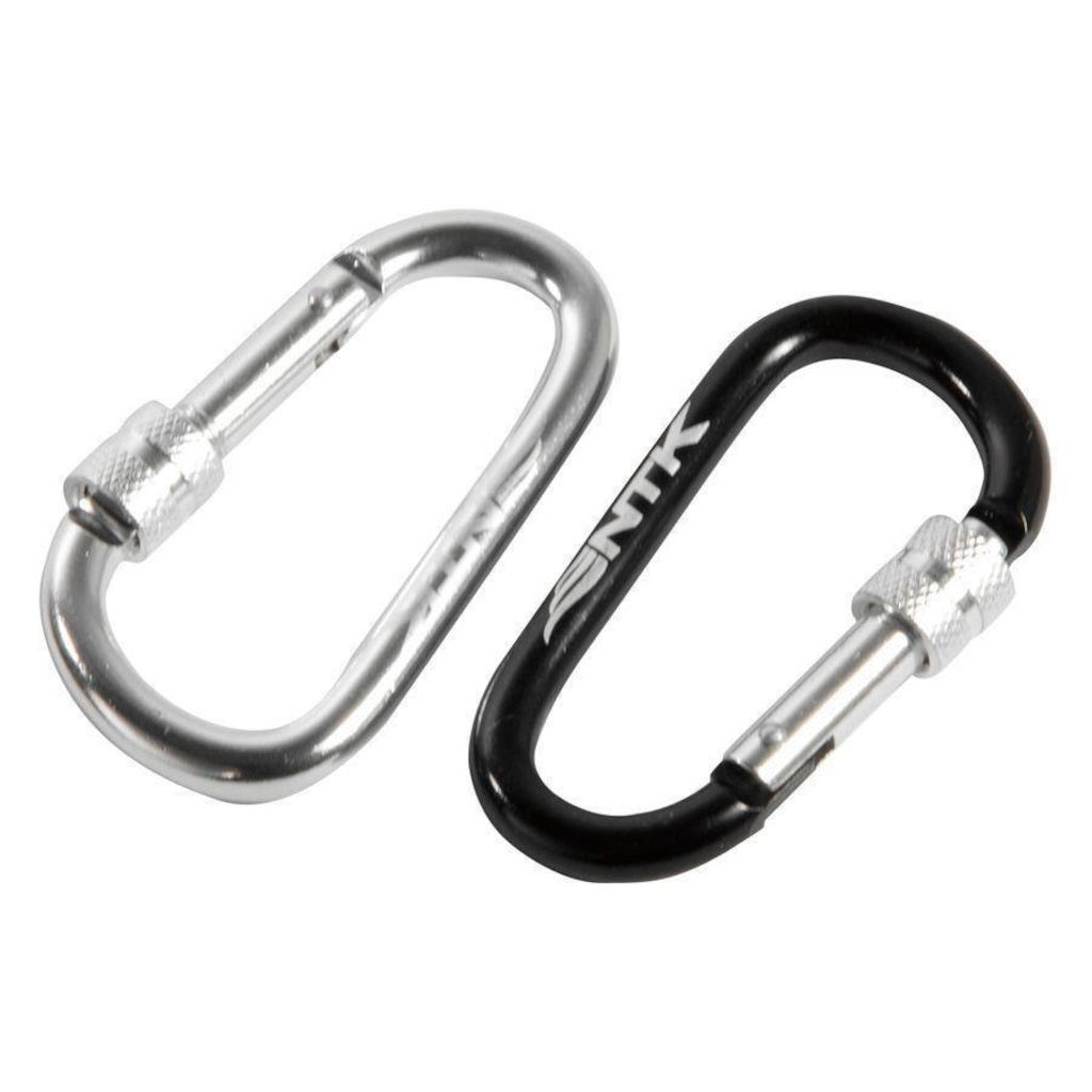 Mosquetão de Alumínio Nautika - 8 Milímetros - 2 Unidades