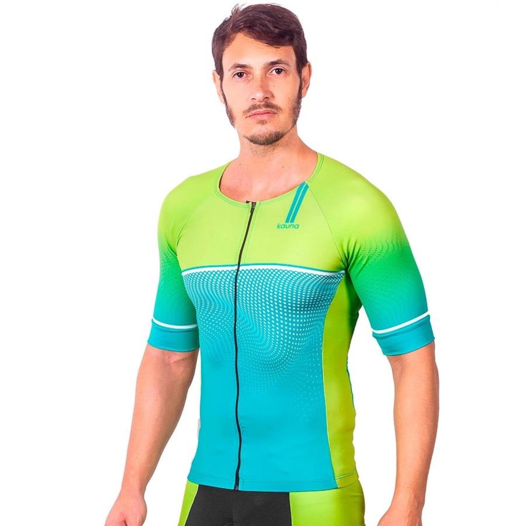 Imagem 3 do produto Camisa Kauna com Mangas Triathlon Elite Proteção UV50+ - Masculina