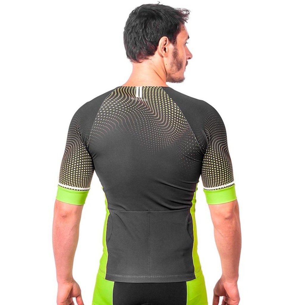 Imagem 2 do produto Camisa Kauna com Mangas Triathlon Elite Fluor Power Proteção UV50+ - Masculina