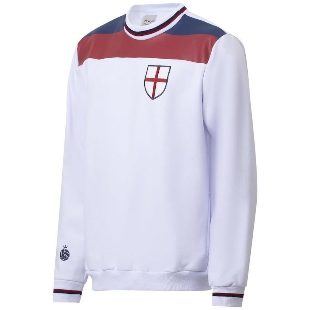 Blusão de Moletom Inglaterra Retrôgol - Masculino - Foto 1