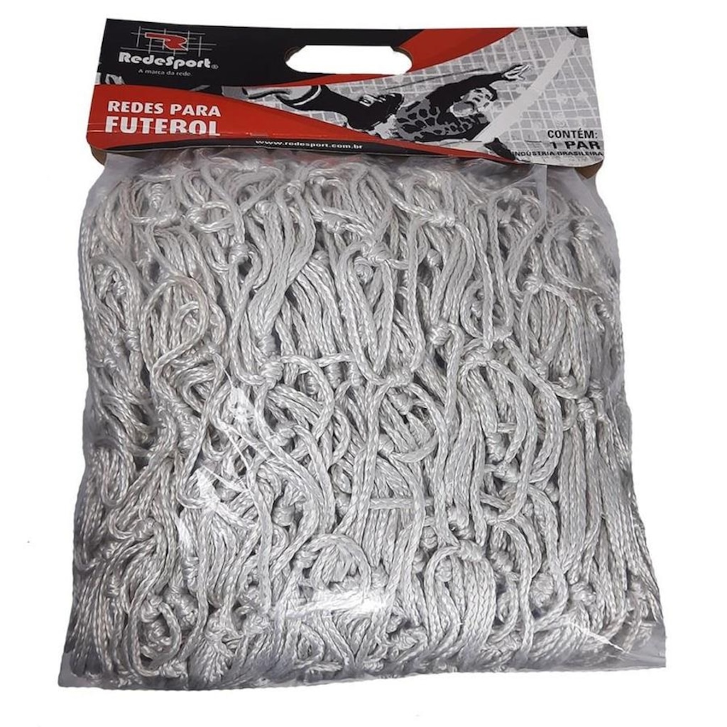 Rede de Futsal Rede Sport Fio 6mm Seda - 2 unidades