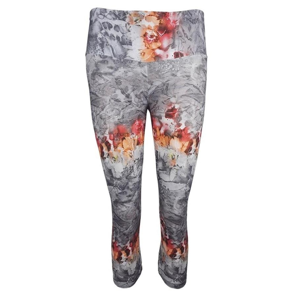 Calça Corsário Trinys Estampa Digital Suplex 1015 - Feminina