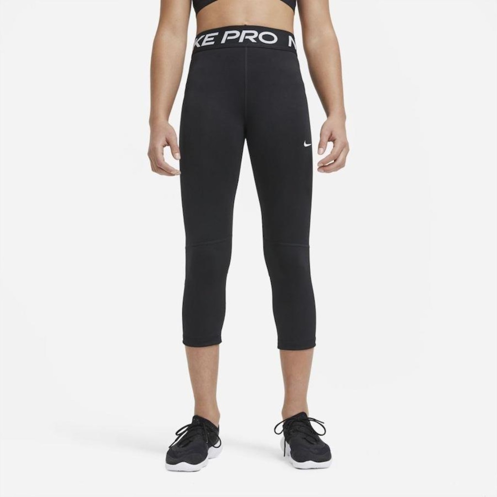 Calça Legging Juvenil Nike Pro Dri-fit Tight Sport All Over Print