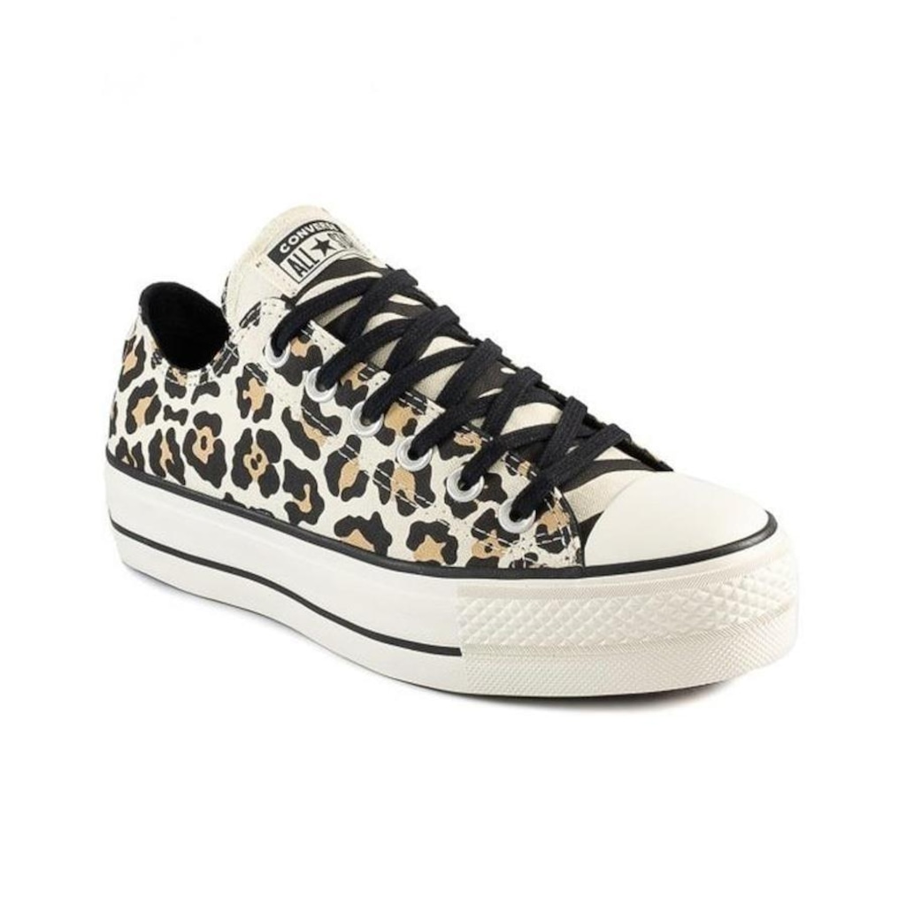 Tênis Converse All Star Onça Plataforma - Feminino - Foto 1