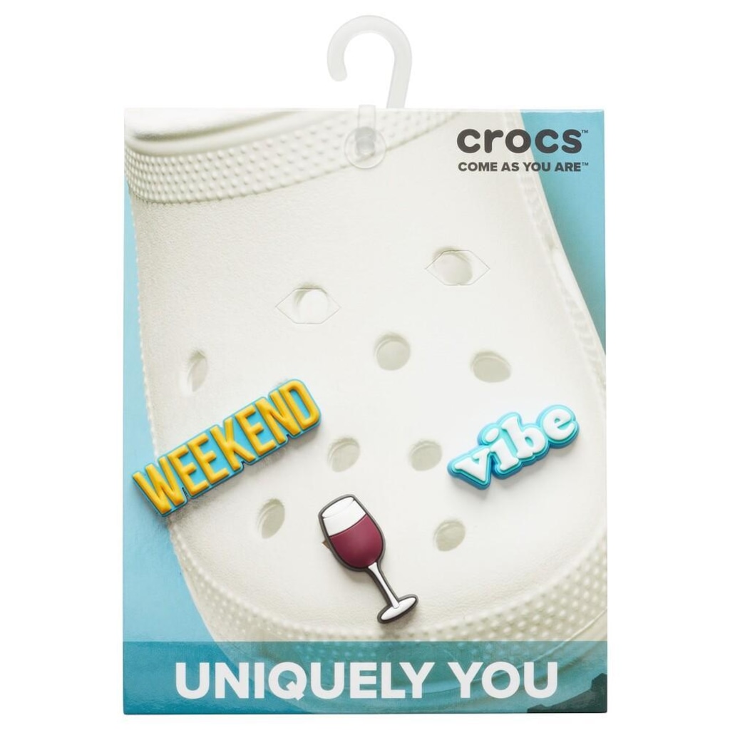 Imagem 1 do produto Jibbitz Crocs Charms Weekend Vibes - 3 Unidades