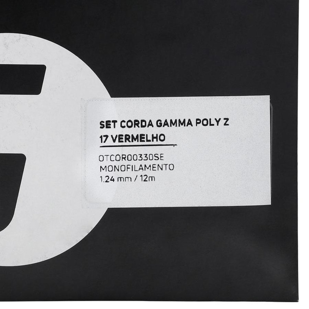 Imagem 2 do produto Corda Gamma Dyna Poly Z 17L 1.24mm - Set Individual