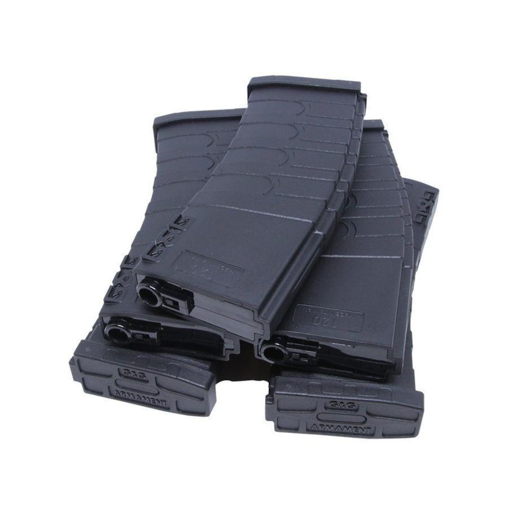 Magazine de Plástico G&G para M4 com 5 Peças