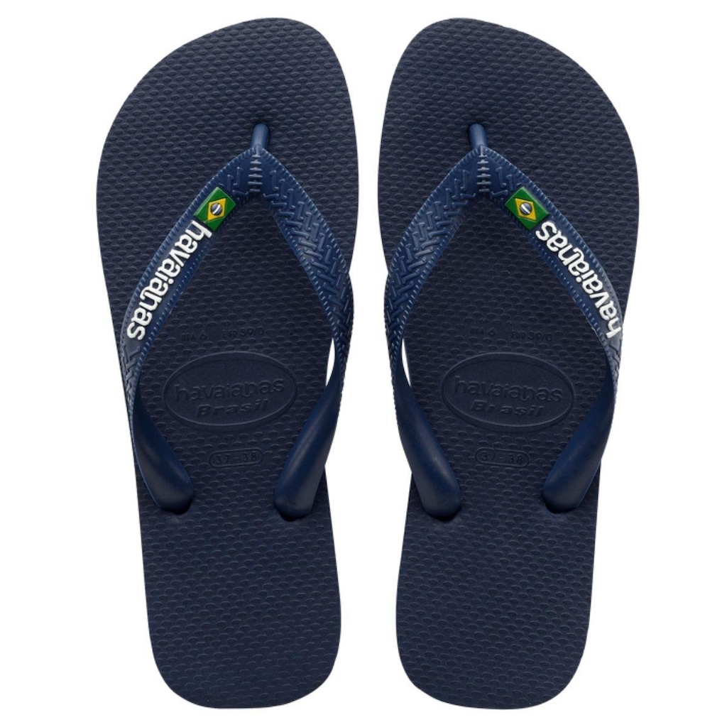 Chinelo Havaianas Brasil Logo - Unissex - Foto 1