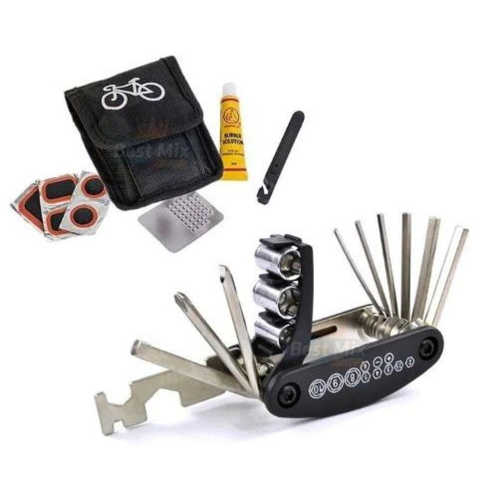 Kit Chaves Jws Tipo Canivete Bike Corrente Reparo Aço - Foto 1