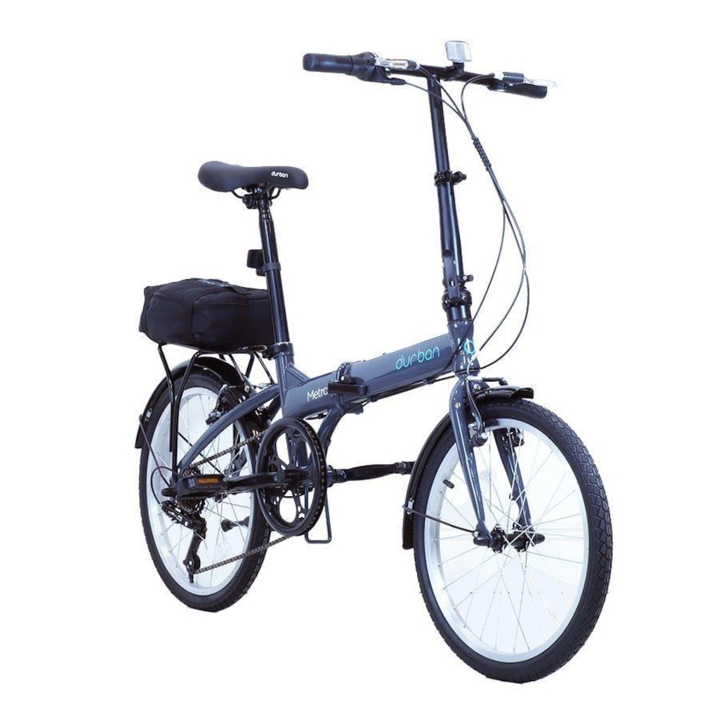 Bicicleta Dobrável Urbana Durban Metro aro 20" - 6 Marchas - Adulto - Foto 1