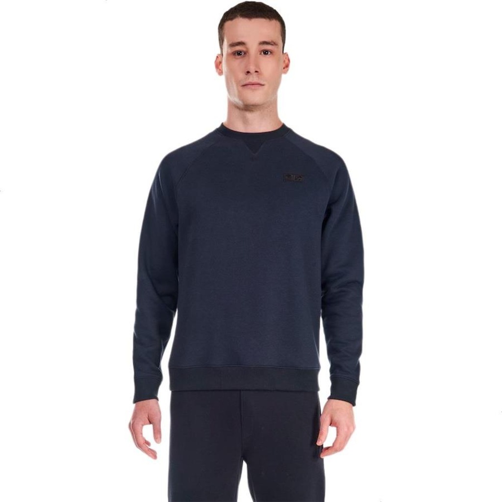 Blusão de Moletom sem Capuz Fila Essencial Winter - Masculino - Foto 1