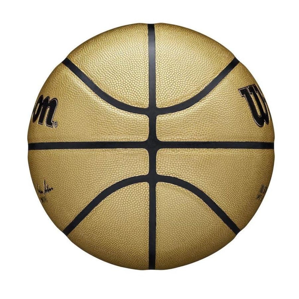 Imagem 2 do produto Bola de Basquete Wilson NBA Gold Edition Tamanho 7