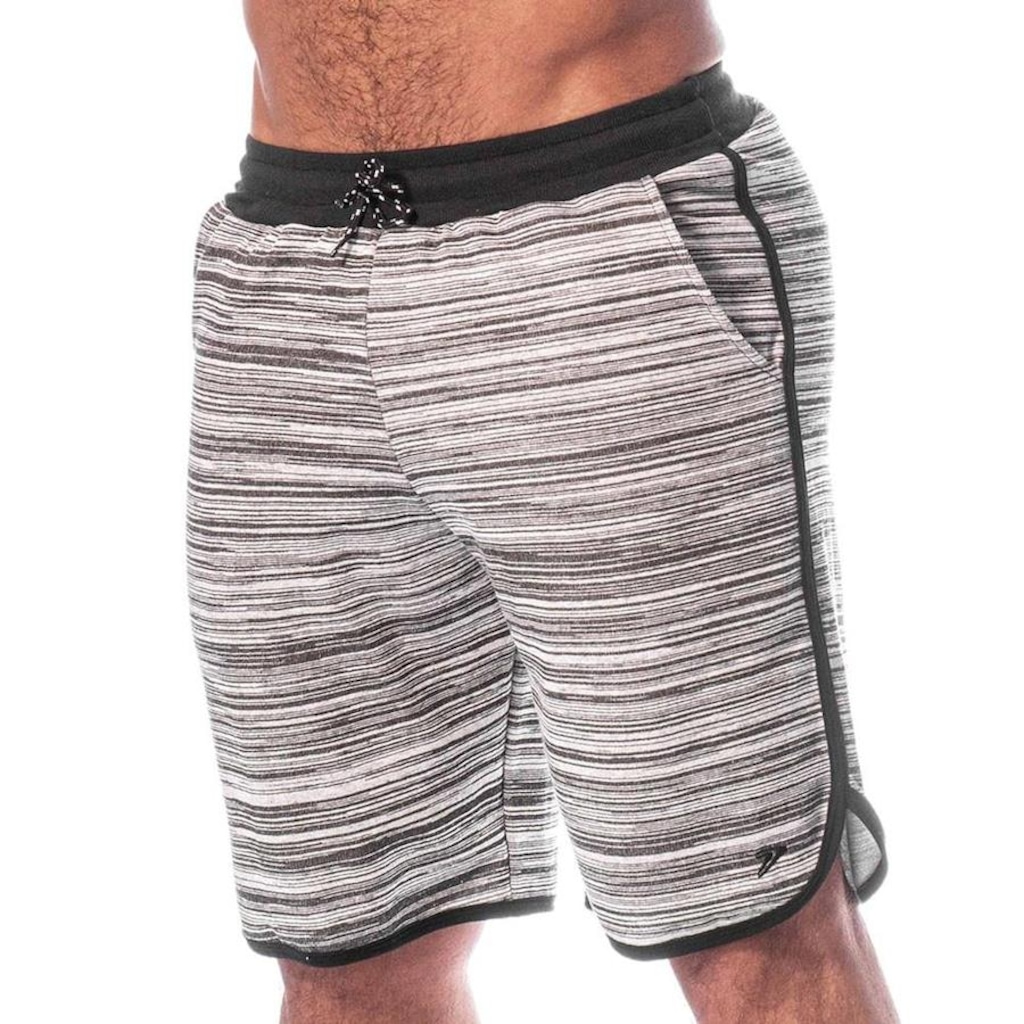 Bermuda Moletom Poker Steel - Masculina - Foto 1