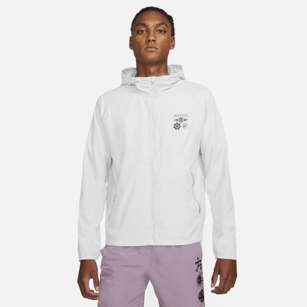 Jaqueta com Capuz Nike Repel Wild Run Miler - Masculina - Foto 1