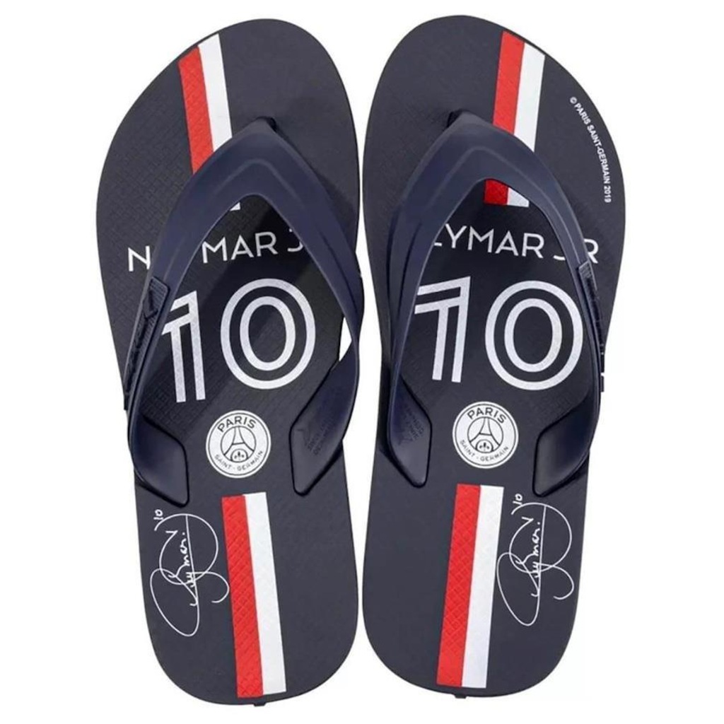 Chinelo Rider Street PSG Neymar - Masculino - Foto 1