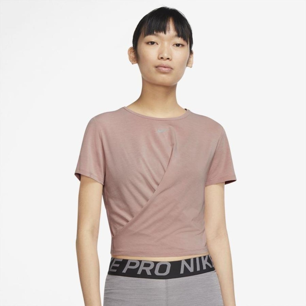 Camiseta Nike One Luxe - Feminina