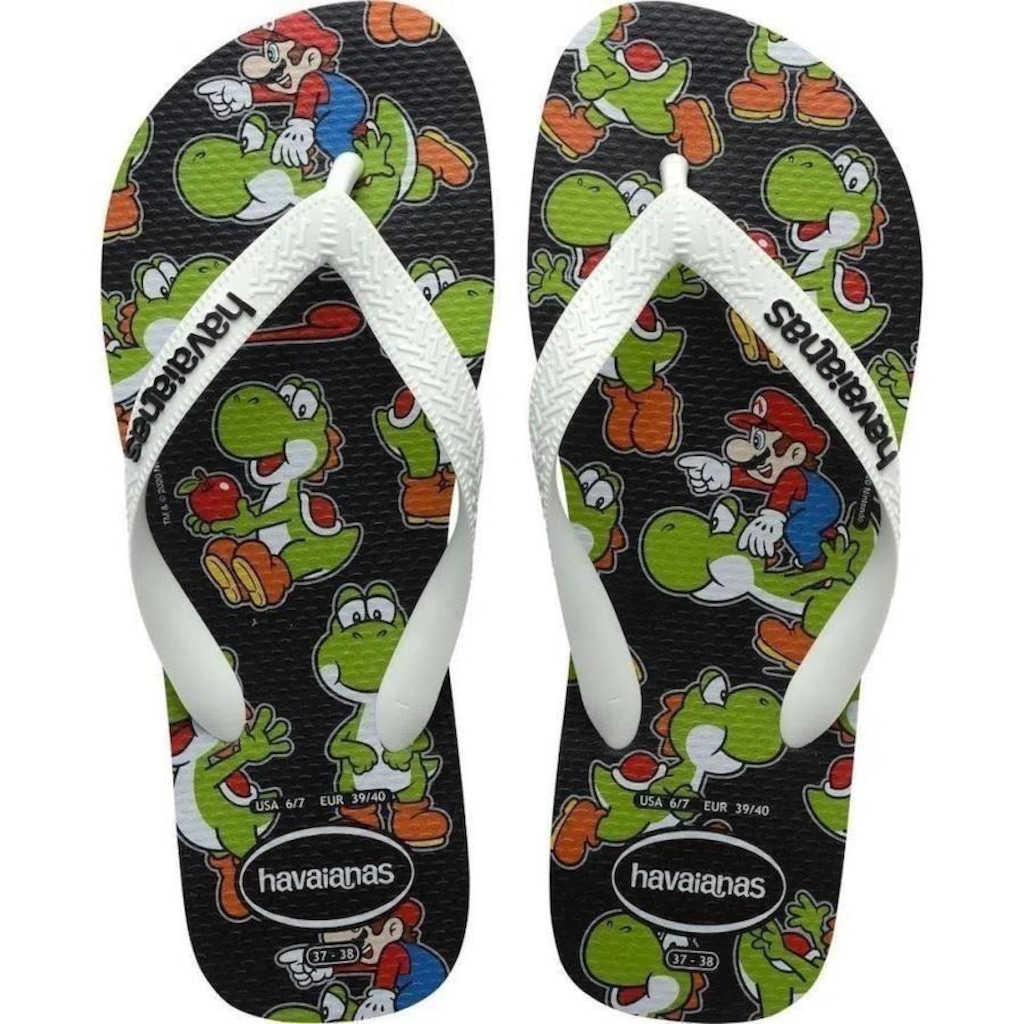 Chinelo Havaianas Mario Bros 0090 - Infantil - Foto 1