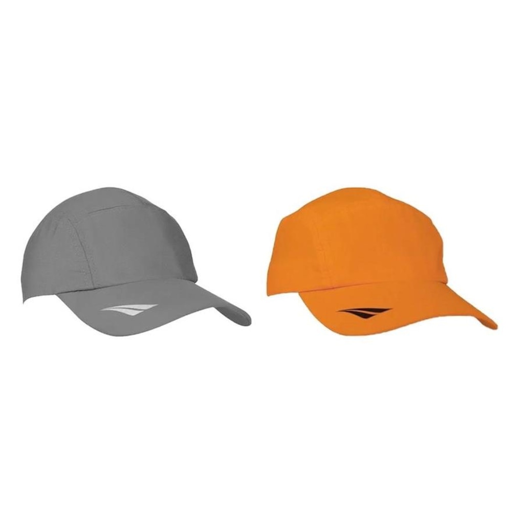 Imagem 1 do produto Kit Bonés de Beach Tennis Penalty com Proteção UV - Strapback - Adulto - 2 unidades