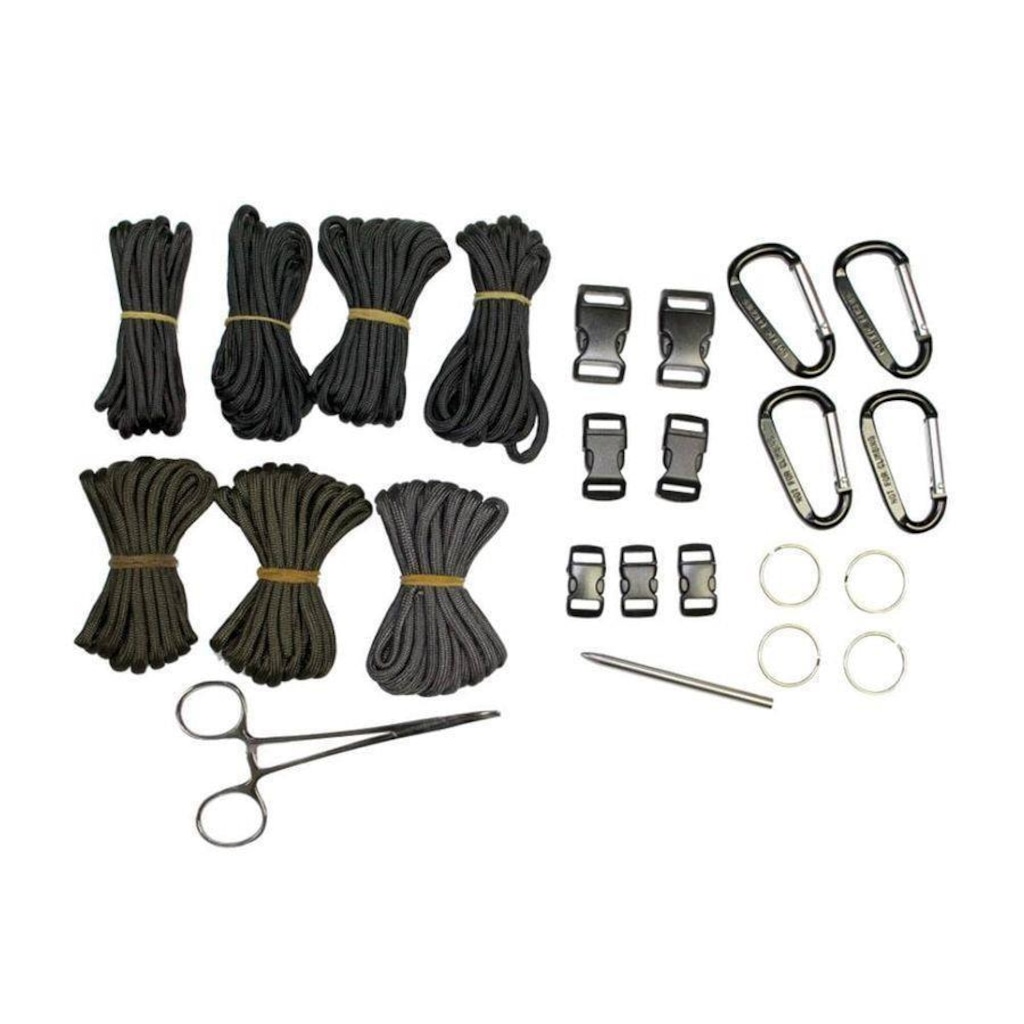 Kit para Pulseira de Sobrevivência Paracord Ntk Tático