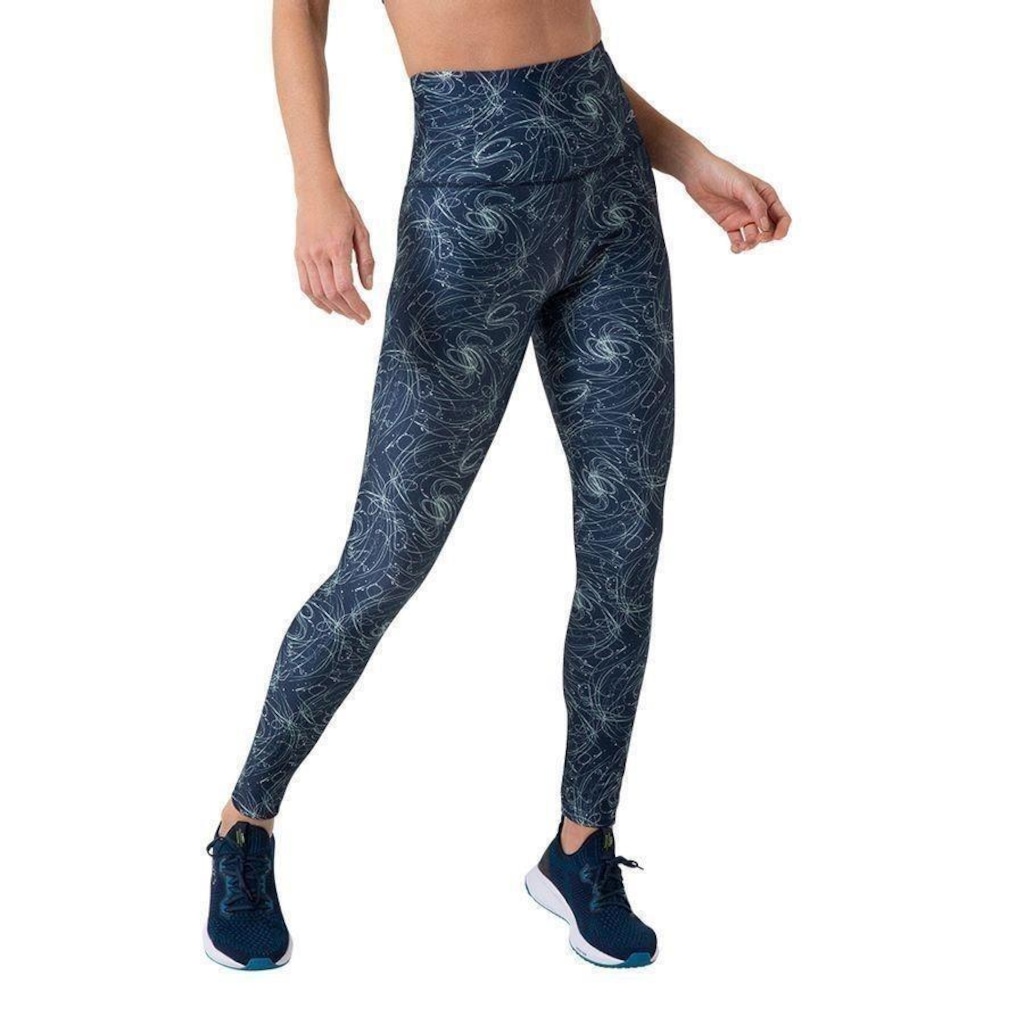 Calça Legging Olympikus Essential Printed - Feminina - Foto 1