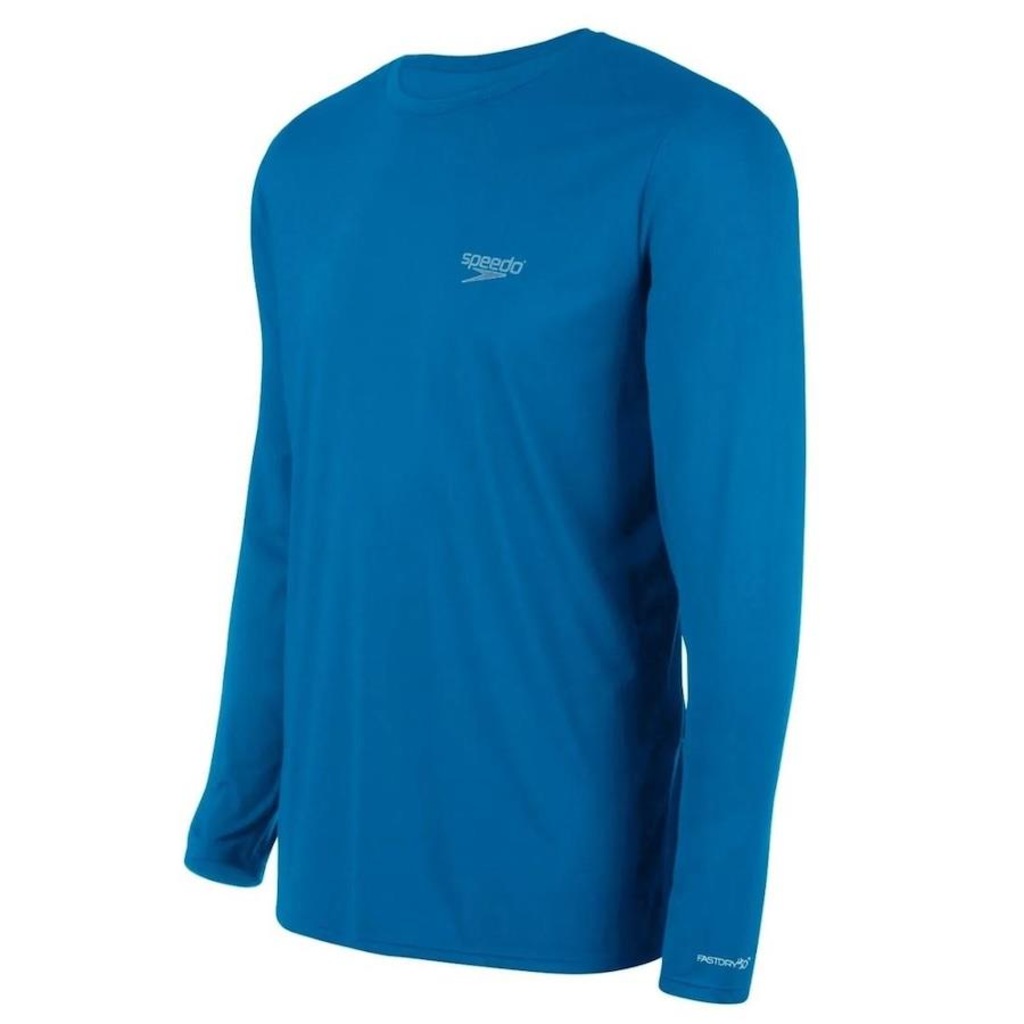 Camiseta Speedo Manga Longa Uv Protection - Masculina - Foto 1