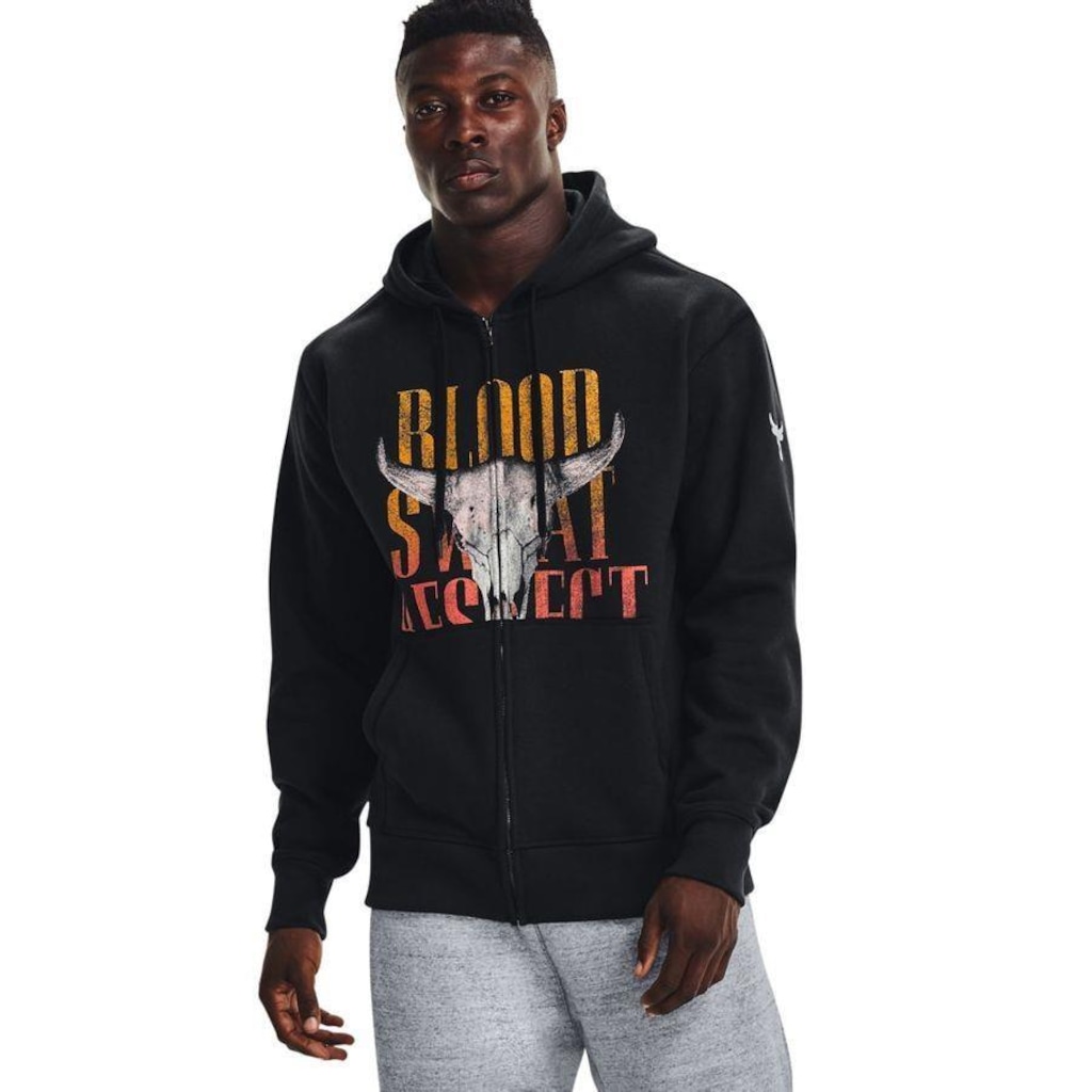 Imagem 4 do produto Blusão de Moletom com Capuz Under Armour Project Rock Originators FZ - Masculino