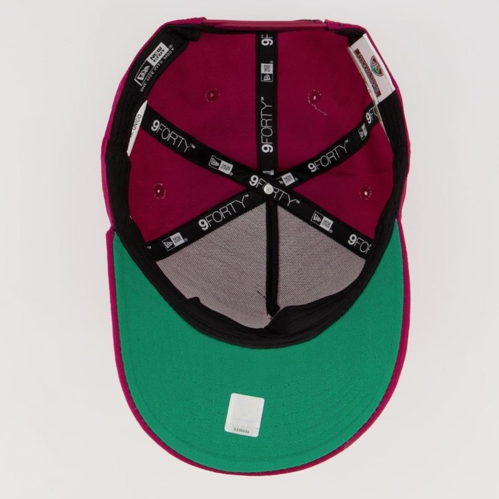 Imagem 4 do produto Boné Aba Curva New Era Fluminense Grená - Snapback - Adulto